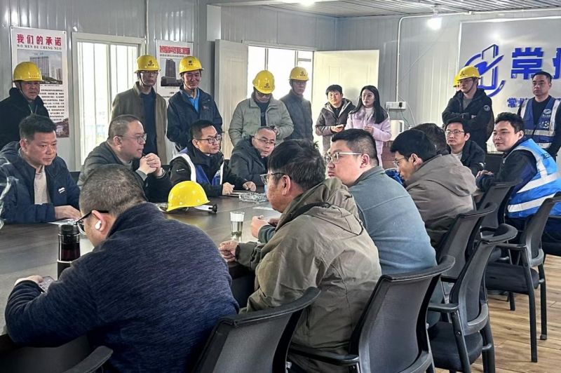 焦溪中學(xué)項(xiàng)目接受市建筑工程質(zhì)量安全 市場(chǎng)行為第三方綜合評(píng)價(jià)獲好評(píng)